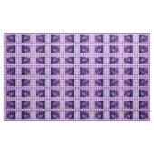 Paarse Chck Quail Stof (Yard (91,4 cm))