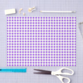 Paarse Check (Ontwerp 14 Paarse Serie) Tissuepapier (Craft)