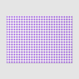 Paarse Check (Ontwerp 14 Paarse Serie) Tissuepapier