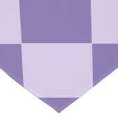 Paarse Checker Diamantpatroon 16 x 108 Lange Tafelloper (Hoek)