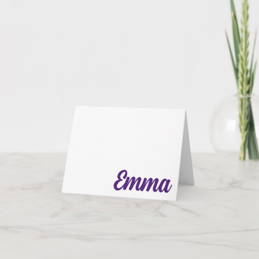 PAARSE CHEER Ft. Worth, TX gepersonaliseerde Note  Notitiekaartje (Voorkant)