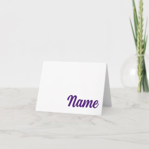 PAARSE CHEER Ft. Worth, TX gepersonaliseerde Note  Notitiekaartje