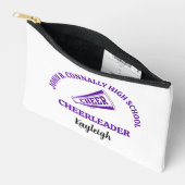 Paarse Cheerleader op de Middelbare School Persoon Etui (Open)