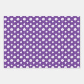 Paarse Cheerleader Pom Pom Pattern Inpakpapier Vel (Voorkant)