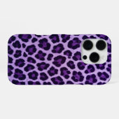 paarse cheetah iPhone 16 Pro Max Hoesje (Achterkant horizontaal)