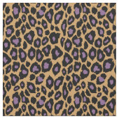 Paarse Cheetah Pattern Stof (Close Up)