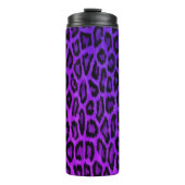 Paarse Cheetah Tumbler Thermosbeker (Voorkant)
