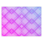 Paarse cheques voor crisisvolle mix tafelkleed (Voorkant (Horizontaal))