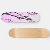 Paarse Cherry Blooms Skateboard (Horizontaal)