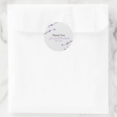 Paarse Cherry Blossom Favor Stickers (Tas)