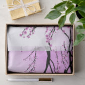 Paarse Cherry Blossom Sakura Tissuepapier (Geschenk)
