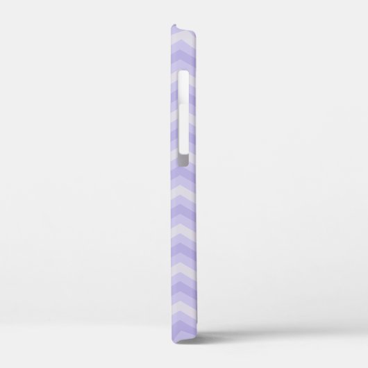 Paarse chevron gepatterde douanenaam Case-Mate iPhone case (Achterkant / Links)