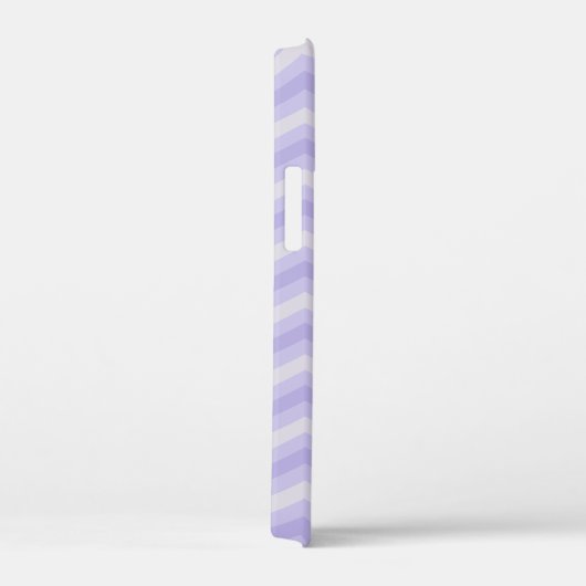 Paarse chevron gepatterde douanenaam Case-Mate iPhone case (Achterkant / Rechts)
