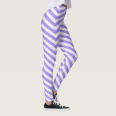 Paarse Chevron Leggings (Rechts)