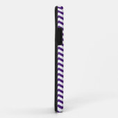 Paarse Chevron Stripes Volleyball iPhone 5 Hoesje (Achterkant/rechts)