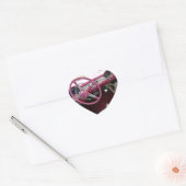 Paarse Chevy Bel Air Hart Sticker (Envelop)