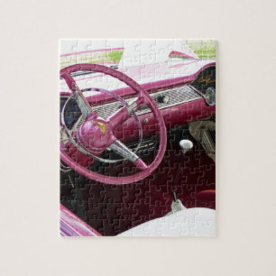 Paarse Chevy Bel Air Legpuzzel