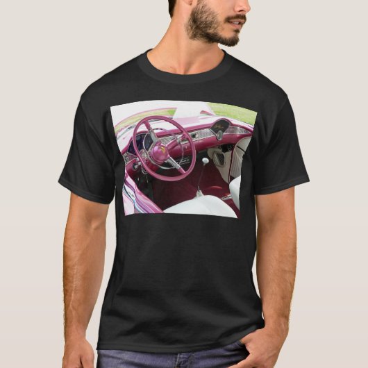 Paarse Chevy Bel Air T-shirt (Voorkant)
