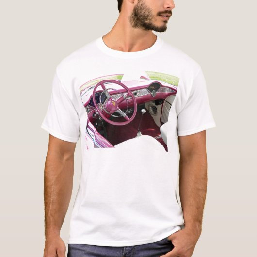 Paarse Chevy Bel Air T-shirt (Voorkant)