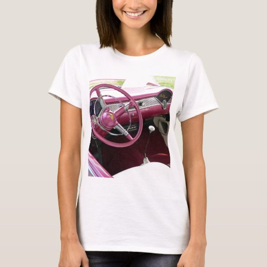Paarse Chevy Bel Air T-shirt (Voorkant)