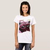 Paarse Chevy Bel Air T-shirt (Voorkant volledig)