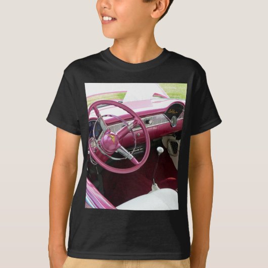 Paarse Chevy Bel Air T-shirt (Voorkant)