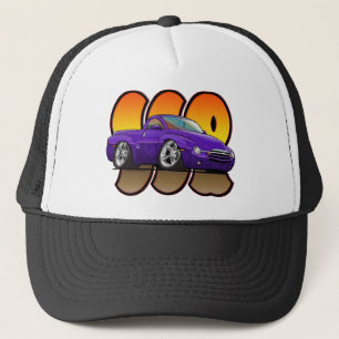 Paarse Chevy SSR Trucker Pet