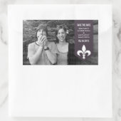 Paarse Chic Flourish Banner sparen de Stickers van (Tas)