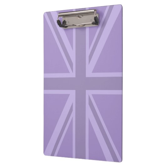 Paarse Chic Keep Calm and Jouw tekst Union Jack Klembord (Links)