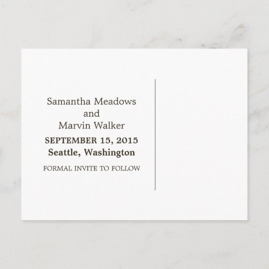 Paarse Chic Steampunk Foto slaat het Briefkaart Da (Achterkant)