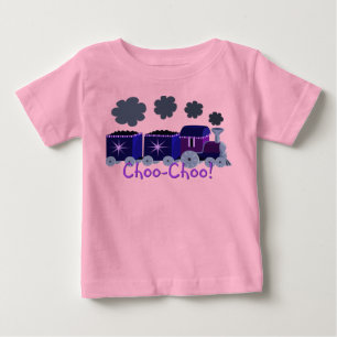 Paarse Choo Choo Train Shirt