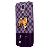 Paarse Chow Case-Mate Samsung Galaxy Hoesje (Achterkant Links)