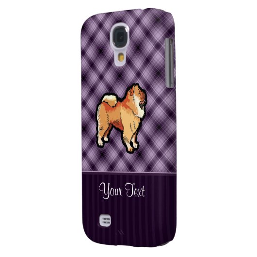 Paarse Chow Case-Mate Samsung Galaxy Hoesje (Achterkant Links)