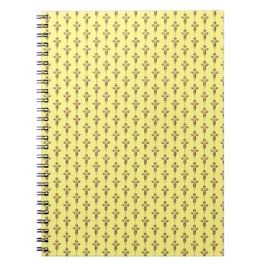 Paarse christelijk kruis notitieboek (Voorkant)