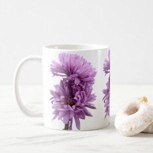 Paarse chrysanten Mok