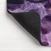 Paarse cirkel fractale fantasie muismat (Hoek)