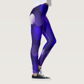 Paarse Cirkelpatroon Leggings (Rechts)