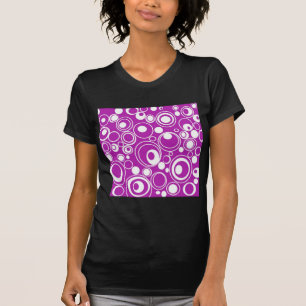 Paarse cirkels t-shirt