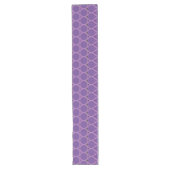 Paarse Cirkels Tafel Runner Lange Tafelloper (Voorkant)