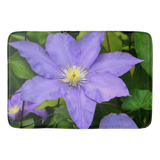 Paarse Clematis Badmat (Voorkant)