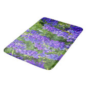 Paarse Clematis bloeit in bloei, Memory Foam Bath Badmat (Gekanteld)