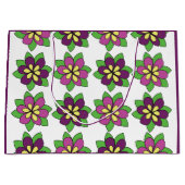 Paarse Clematis Bloem Groot Cadeauzakje (Voorkant)