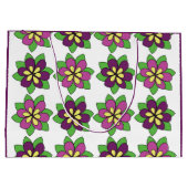 Paarse Clematis Bloem Groot Cadeauzakje (Achterkant)