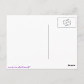 Paarse Clematis Briefkaart (Achterkant)