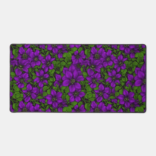 Paarse Clematis Bureaumat (Voorkant)