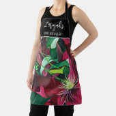 Paarse Clematis Floral, Medium Schort (Insitu)