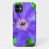 Paarse Clematis Flower Case-Mate iPhone Case (Achterkant)