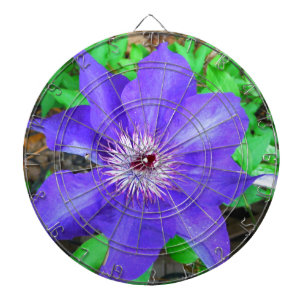 Paarse Clematis Flower Dartbord