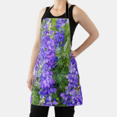 Paarse Clematis in bloei, full print Schort (Insitu)