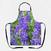 Paarse Clematis in bloei, full print Schort (Voorkant)